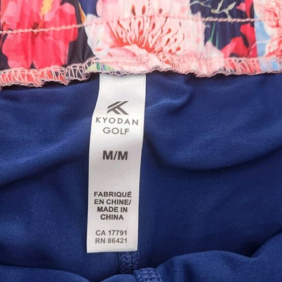 Kyodan Golf Womens Size Medium Skort Skirt Shorts Summer Mix Floral Citrus Print - Picture 2 of 7